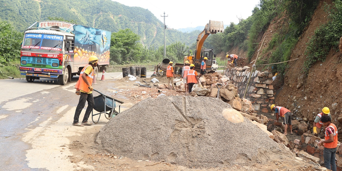 मलेखु–मुग्लिन सडक आजदेखि राति छ घण्टा बन्द हुने