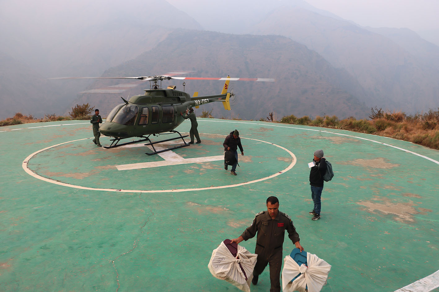 रुकुमपूर्वका तीन मतदान केन्द्रको मतपेटिका हेलिकप्टरमार्फत ल्याइयो, मतगणना शुक्रबार मात्रै