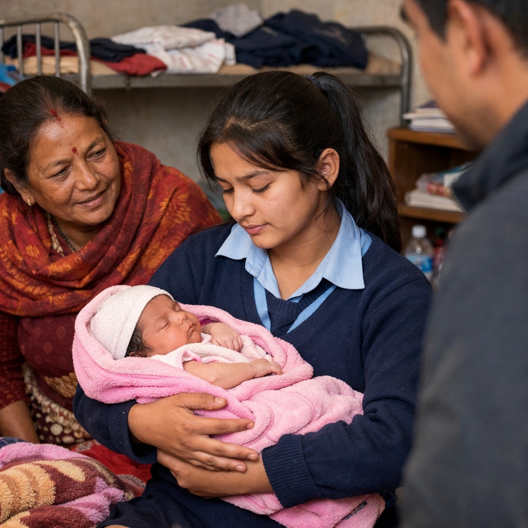 जब १६ वर्षमै जन्माइन् बच्चा