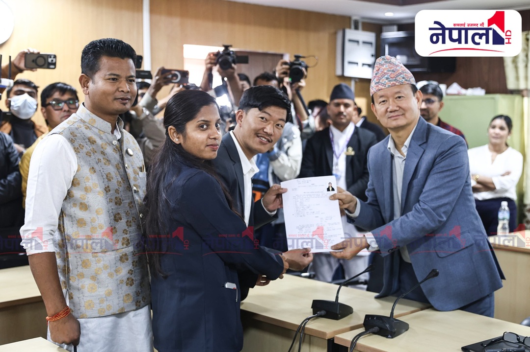 उपसभामुखमा रुबी कुमारीको उम्मेदवारी दर्ता,रास्वपाको समर्थन (तस्वीरहरु)
