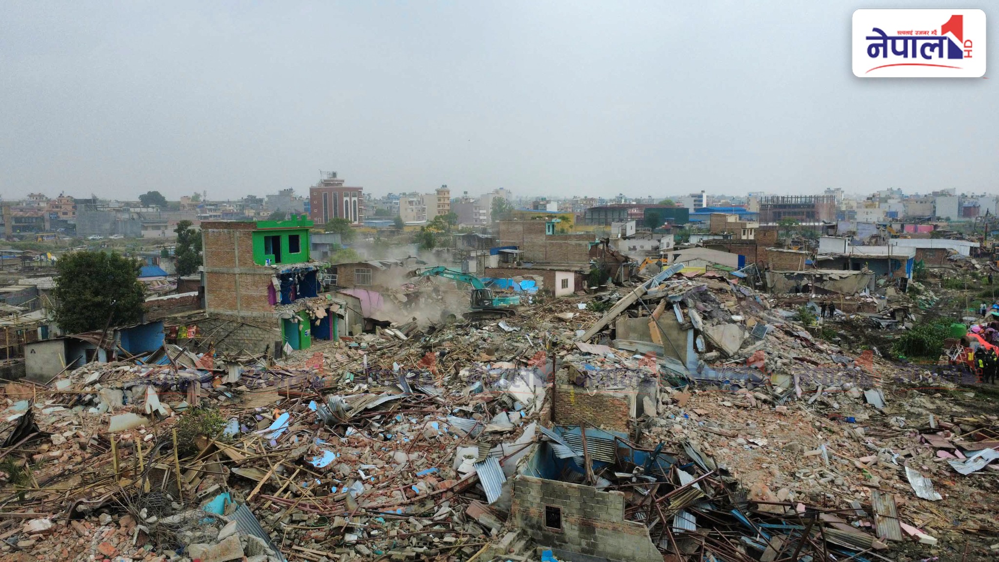 आज पनि भत्काइयो मनोहराको सुकुम्बासी बस्ती(तस्बिरहरु)