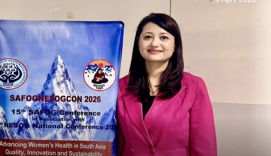 यङ  गायनेकोलोजिस्ट अवार्ड डा. बेंजु पण्डितलाई