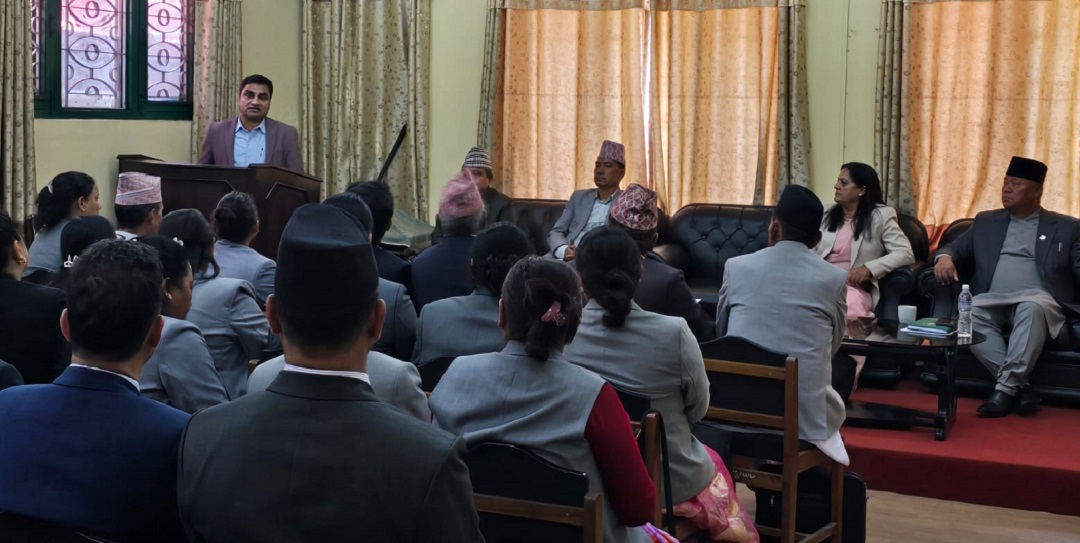 प्रतिनिधिसभा र राष्ट्रियसभा बैठकअघि कांग्रेस सांसदहरूको बैठक सिंहदरबारमा