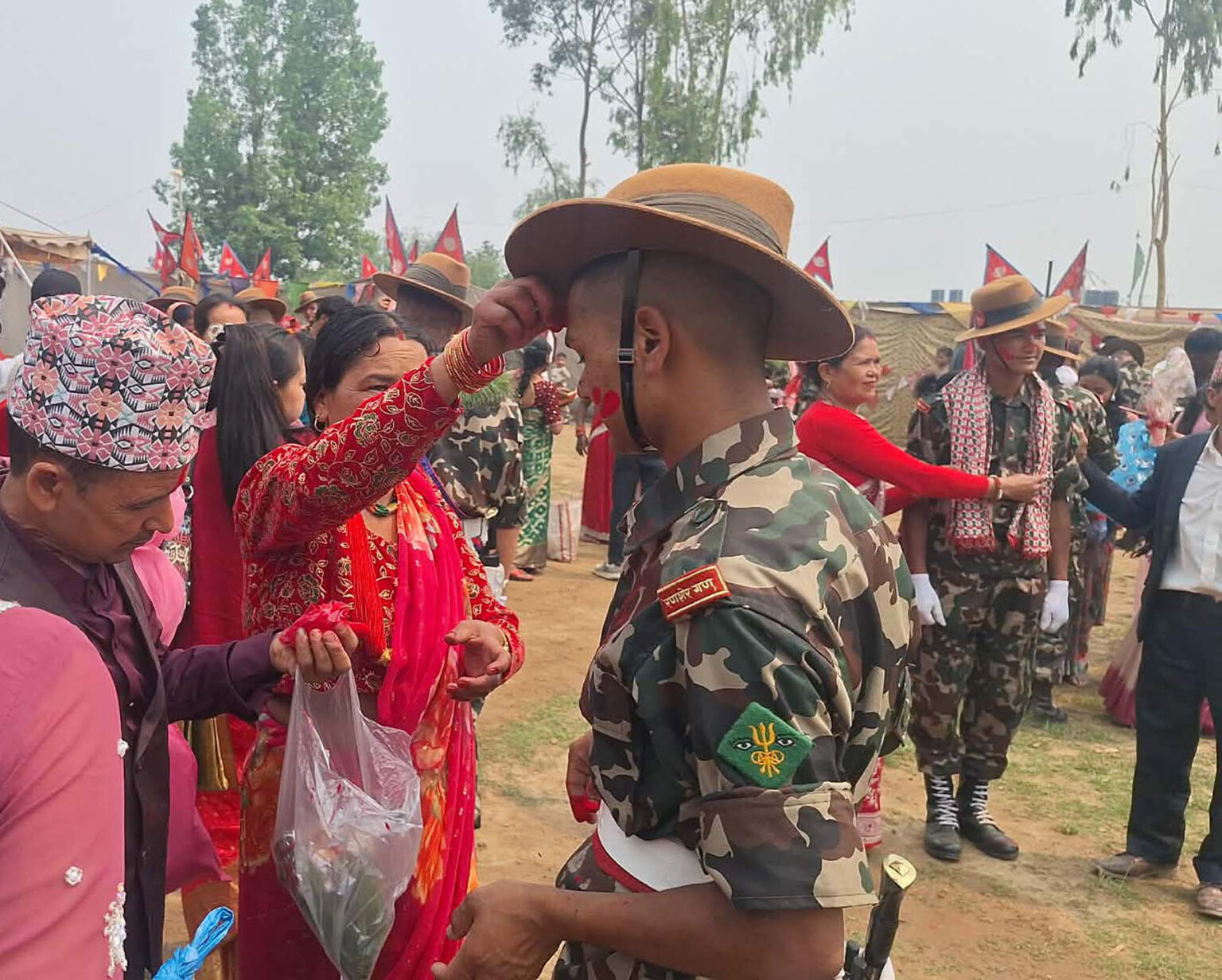 नेपाली सेनाको ९६ जना सैनिकलाई दज्र्यानी चिह्न प्रदान