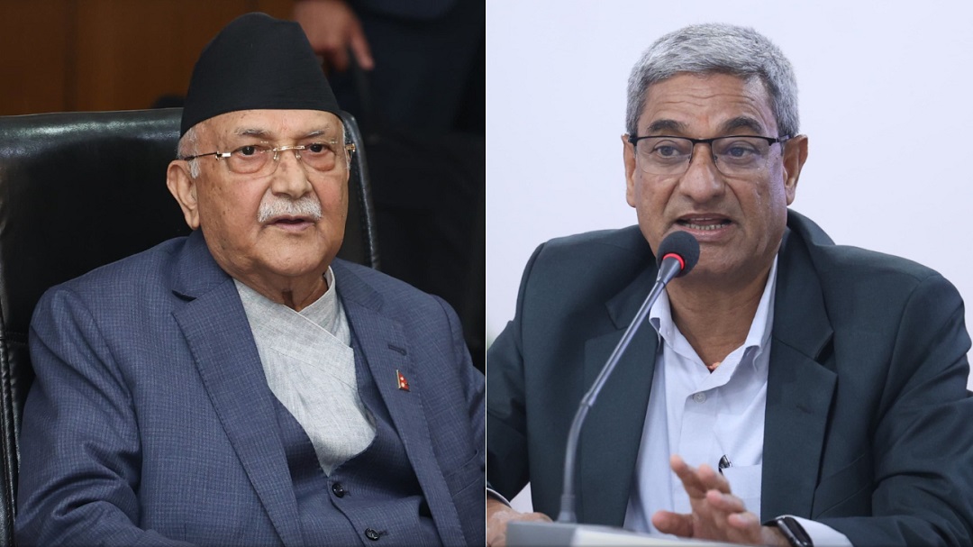 थुनामुक्त होलान् एमाले अध्यक्ष ओली र कांग्रेस नेता लेखक ?