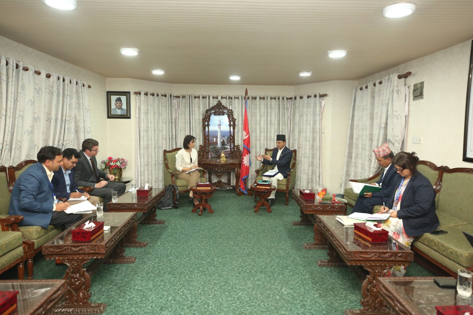 सभामुख अर्यालसँग यूएडीपी प्रतिनिधिको भेट