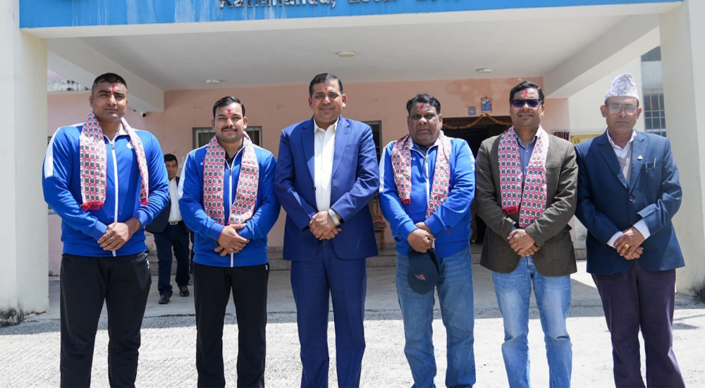 नेपाली कुस्ती खेलाडीको बिदाइ