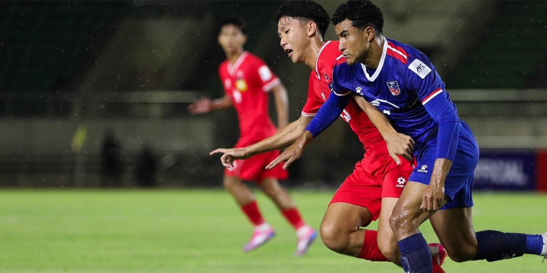 एएफसी एसियन कपको छनोट खेलमा नेपाल लाओससँग पराजित
