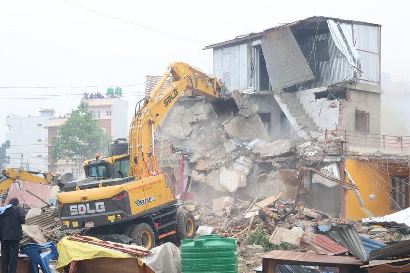 मनोहराका सुकुमवासी बस्ती : एक तिहाइ संरचना भत्काइयो