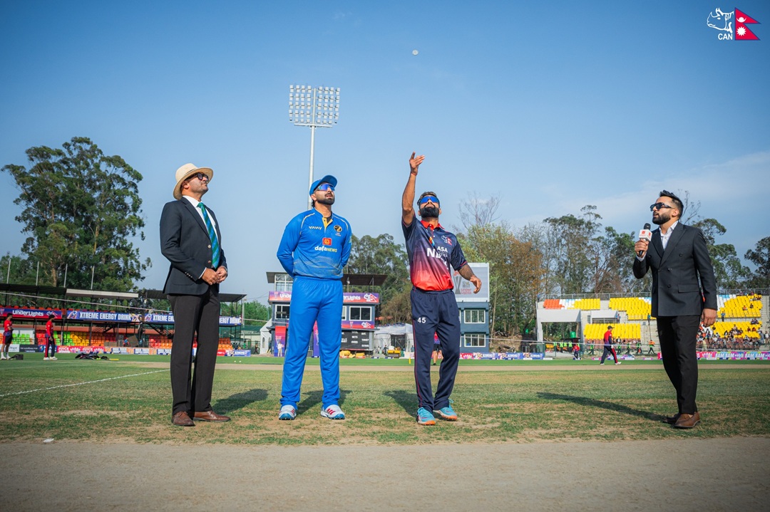 युएईविरुद्द पहिले ब्याटिङ गर्दै नेपाल