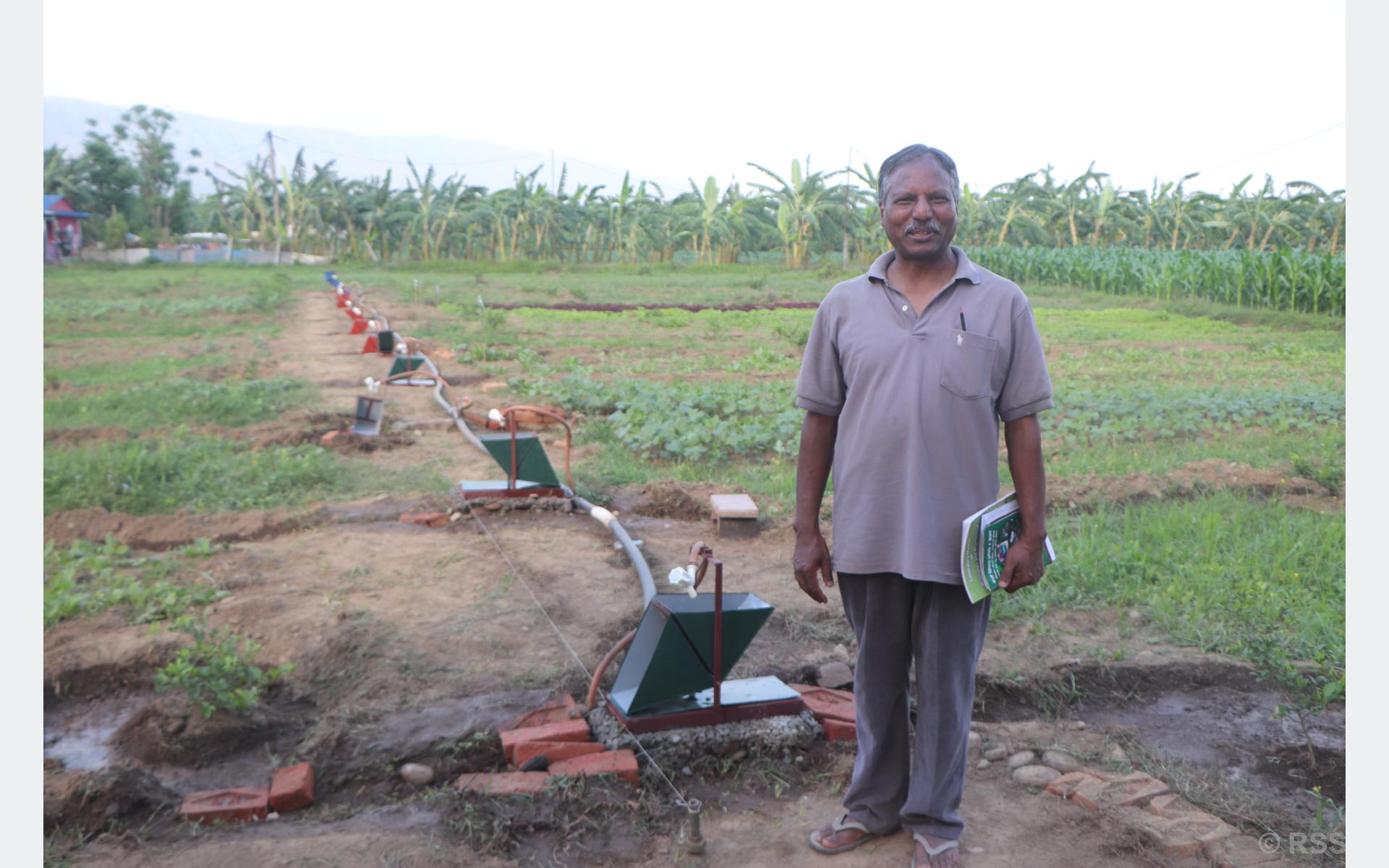 थोपा सिँचाइलाई माथ दिने नेपाली प्राध्यापकको ‘काचाल्का’ प्रविधि