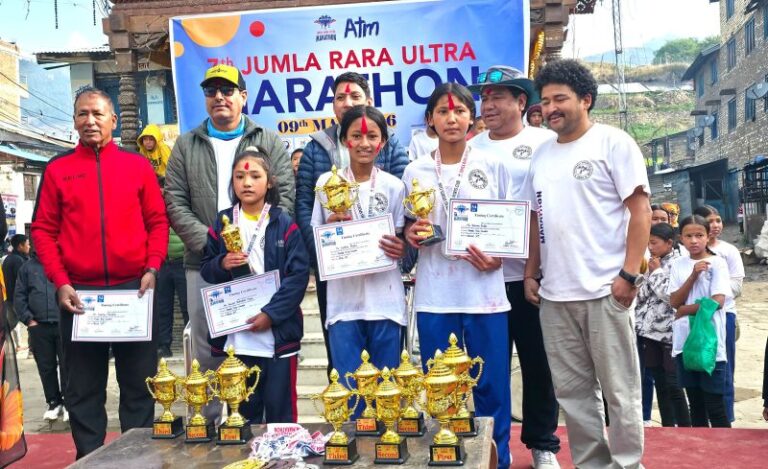 जुम्ला रारा-अल्ट्रा म्याराथनको उपाधि धीर बूढालाई