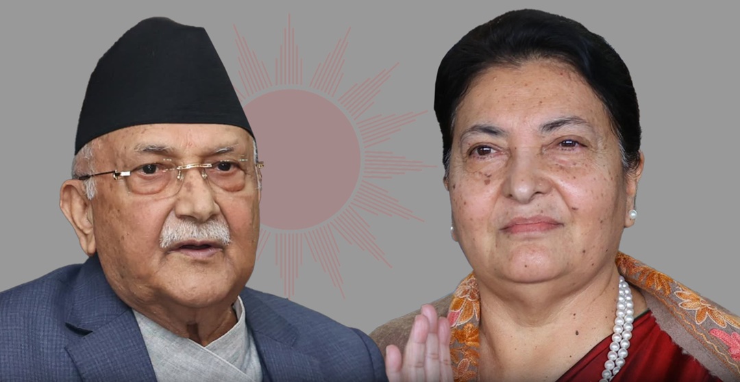‌ओलीले दिए विद्या भण्डारीलाई एमालेको सदस्यता