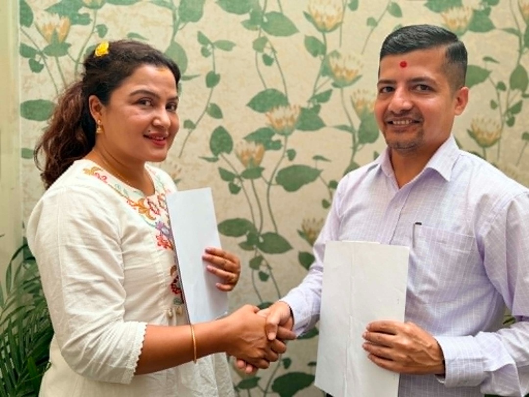 अभिनेत्री थापा मेदान्त आयुर्वेद अस्पतालको ब्रान्ड एम्बास्डर नियुक्त