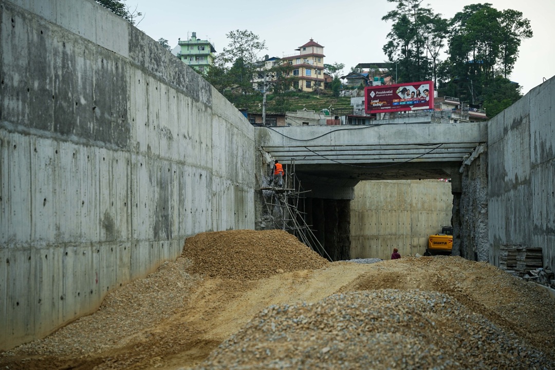 साँगा चोकमा अण्डरपास,यसरी बन्दै छ ? [तस्वीरहरू]