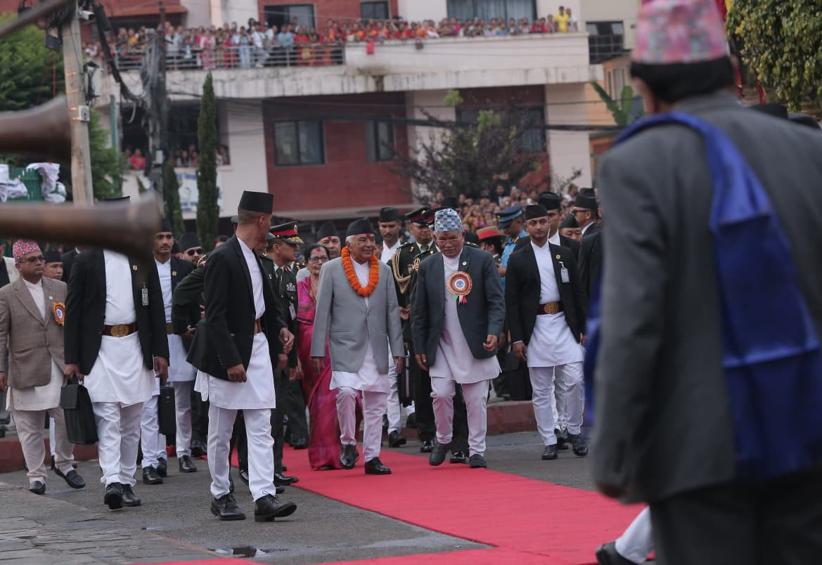 राष्ट्रपति पौडेलद्वारा भोटो जात्रा अवलोकन