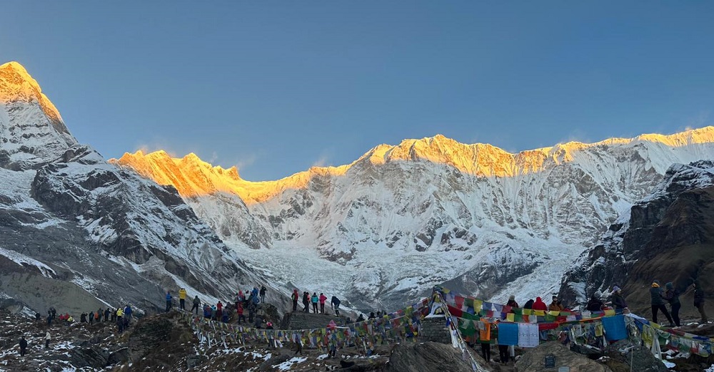 अन्नपूर्ण क्षेत्रमा पर्ने अन्नपूर्ण आधार शिविर पदमार्गमा पर्यटकीय पूर्वाधार थपिँदै