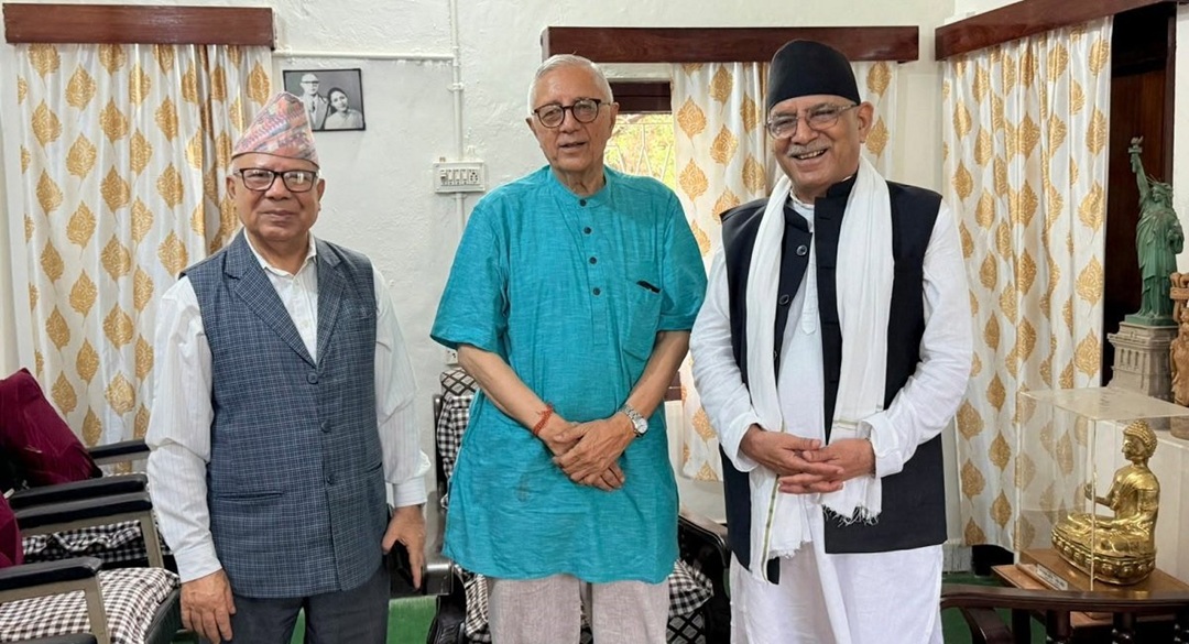 प्रचण्ड, माधव विराटनगर पुगे शेखर भेट्न