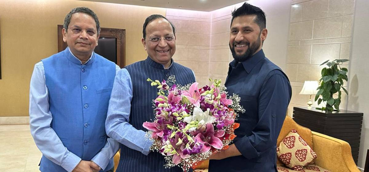 रास्वपाका सभापति रवि लामिछाने आज भाजपा नेतृत्वसँग भेटवार्ता गर्दै