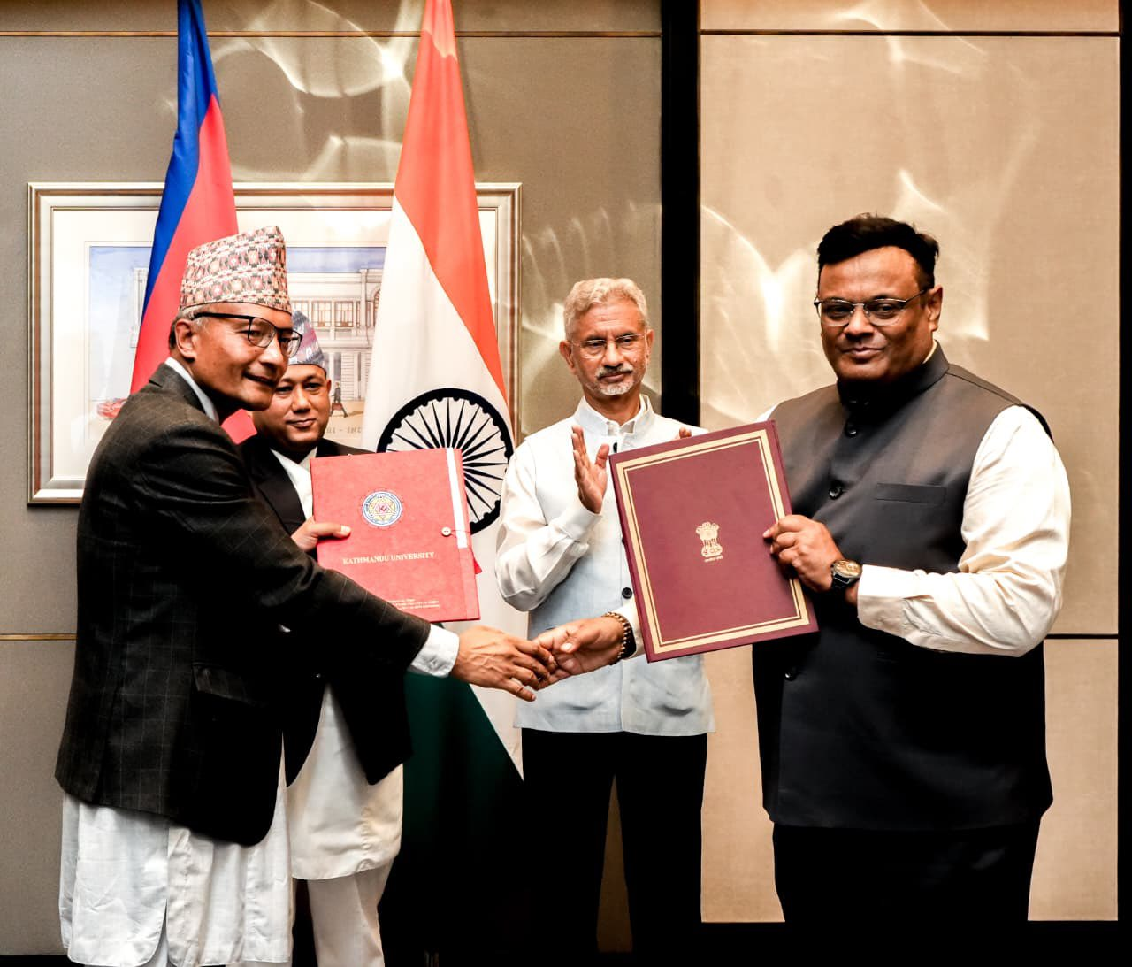 भारतद्वारा पुनर्निर्माण सम्पन्न परियोजना हस्तान्तरण