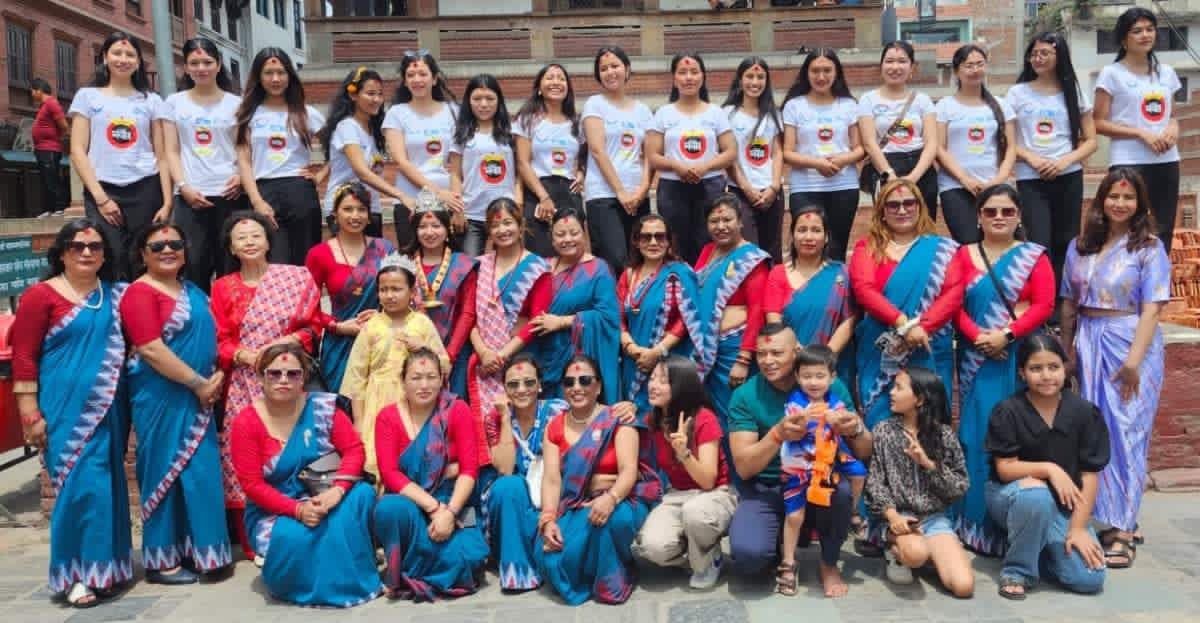 १९औँ मिस नेवा नेपाल कामना गर्दै १ लाख बत्ती प्रज्वलन