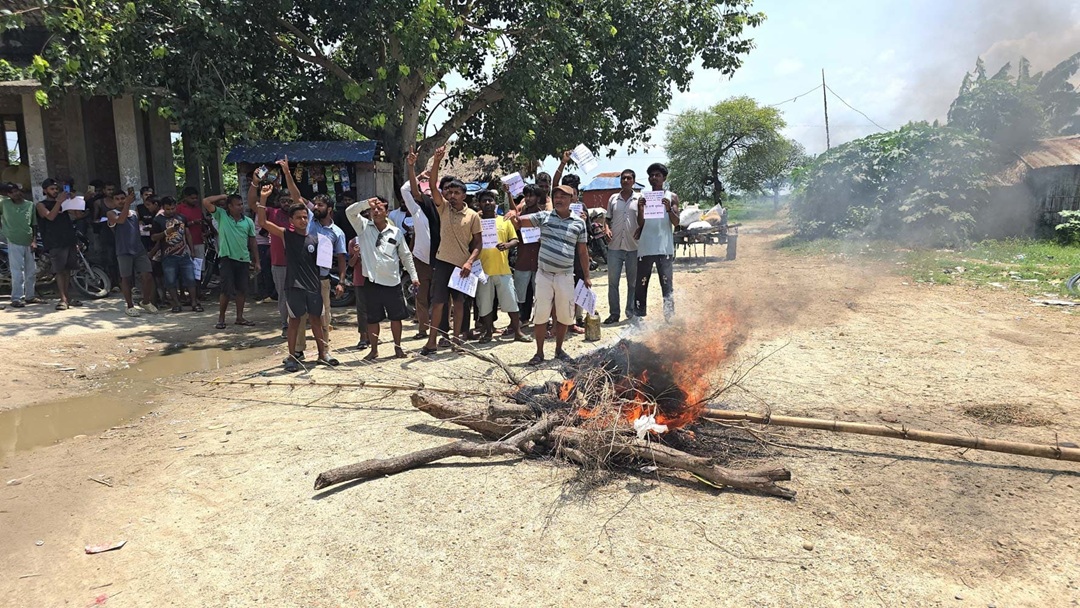 गणेश यादवका आफन्तले गरे बालेन-सुधनविरुद्ध प्रदर्शन