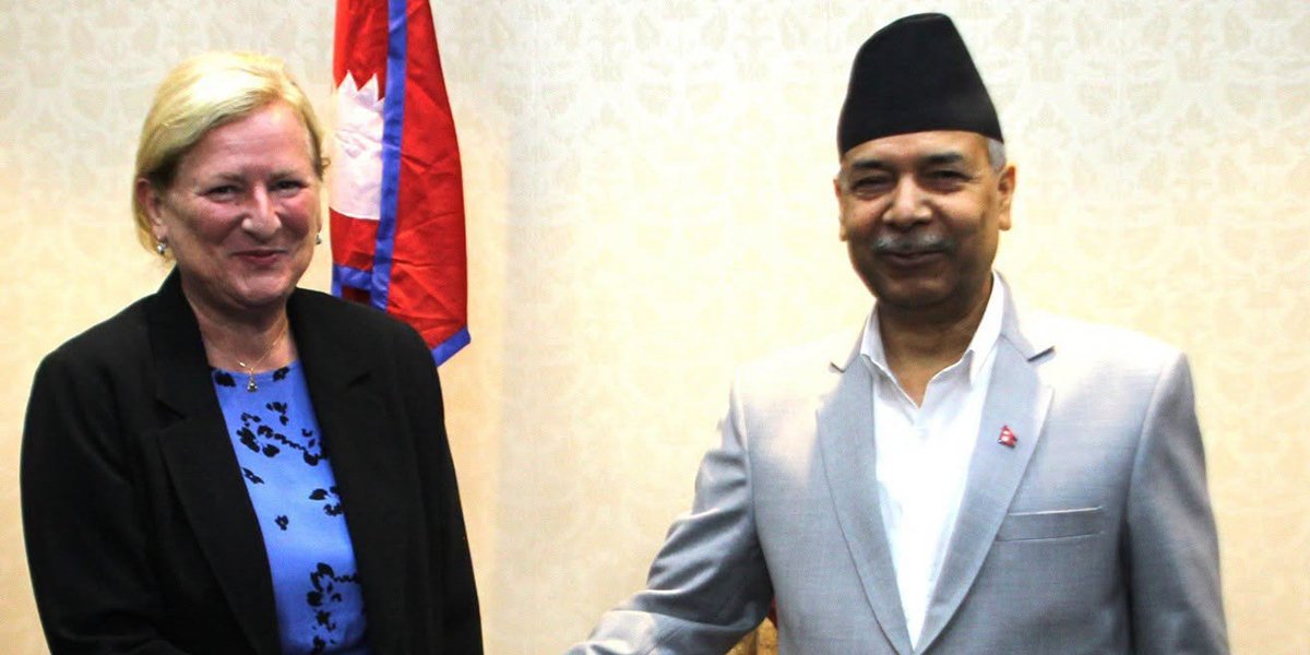 उपराष्ट्रपति यादवसँग फ्रान्सेली राजदूतको शिष्टाचार भेट