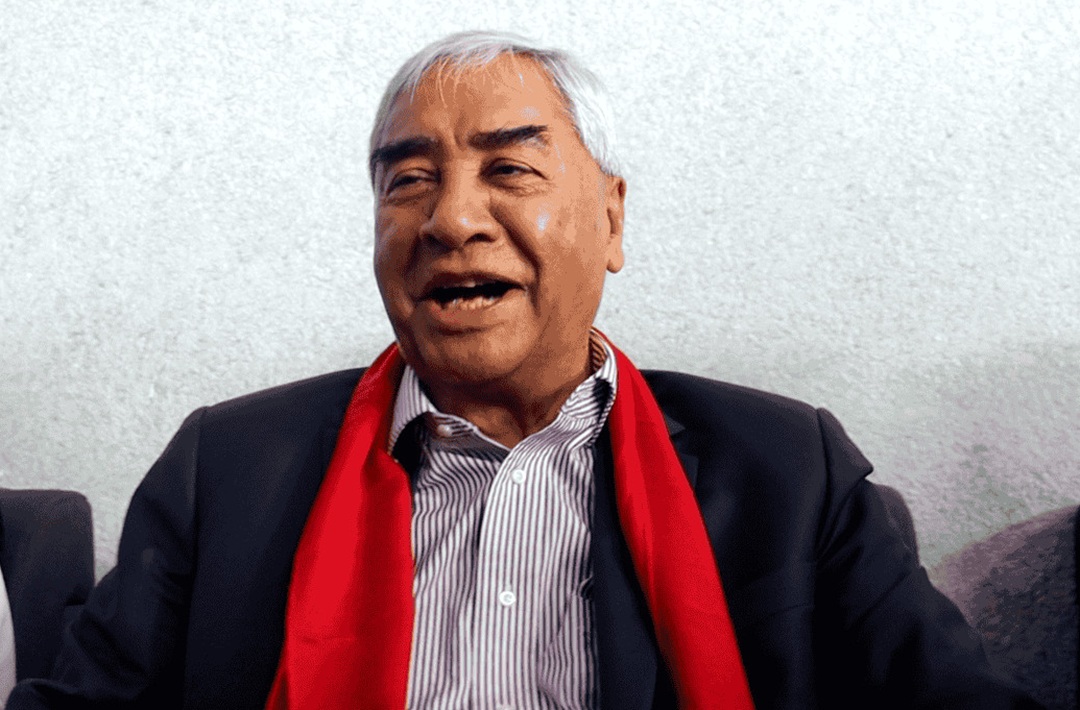 देउवाको हात भाँचिएको भन्ने हल्ला