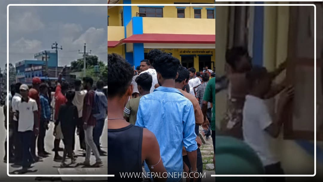 बालकको मृत्युपछि स्वास्थ्य केन्द्र घेराउमा,सिरहाको भगवानपुर तनावग्रस्त