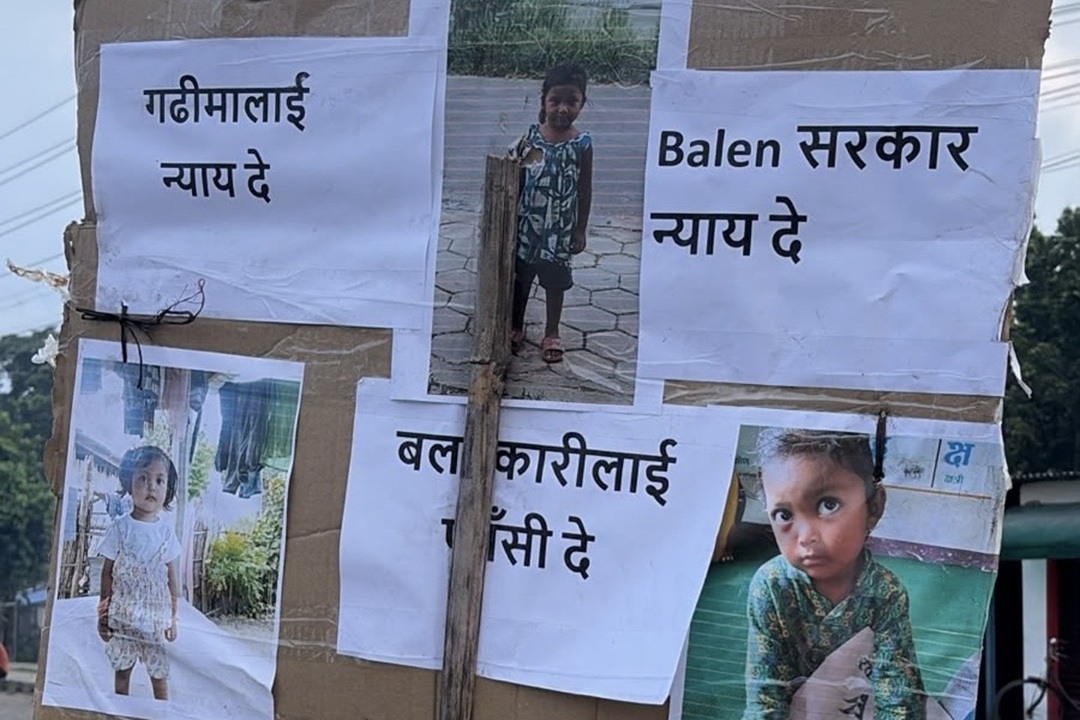 तीन वर्षीया बालिकाको हत्याविरुद्ध बारामा आन्दोलन जारी, आज पनि सडक अवरुद्ध