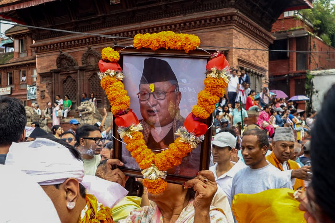 गोपालमान श्रेष्ठको सम्झनामा बसन्तपुरमा गाईजात्रा [तस्वीरहरू]