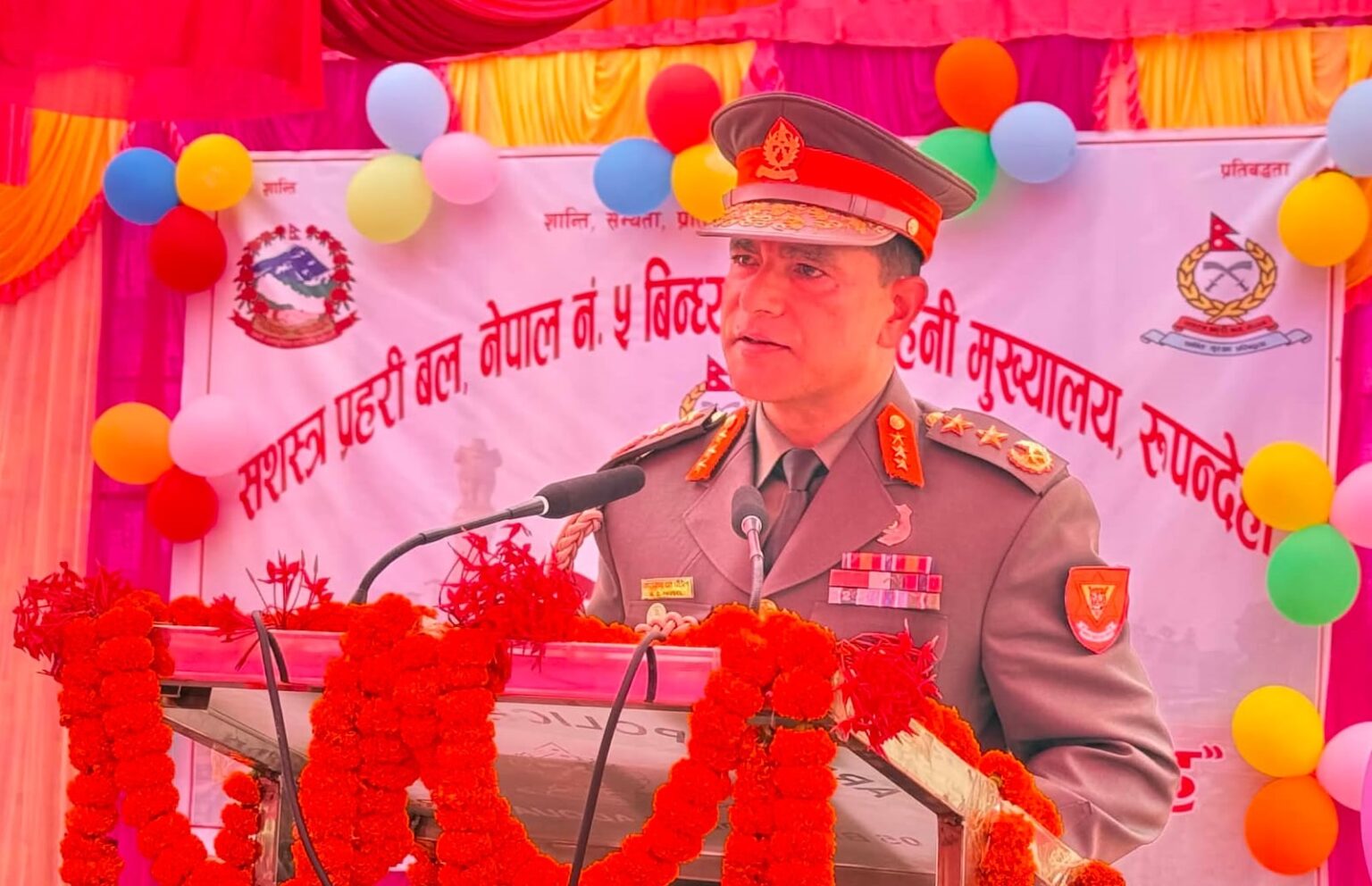 सशस्त्र प्रहरीलाई सीमा सुरक्षामा थप जिम्मेवार बन्न महानिरीक्षकको निर्देशन