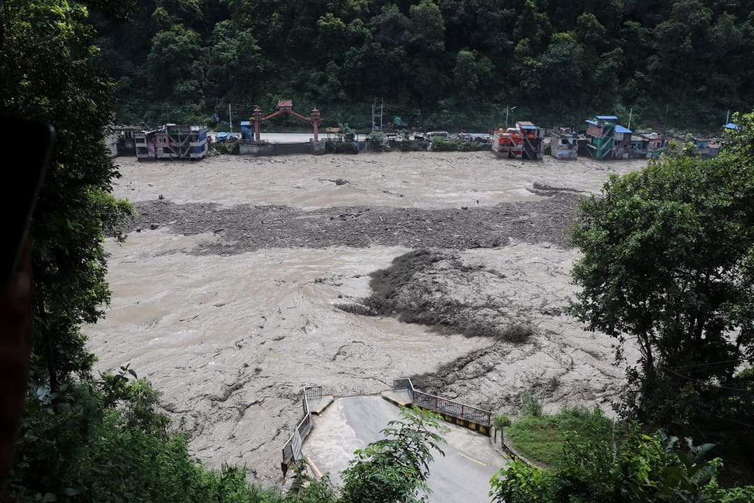 रसुवा–नुवाकोटमा थप ठूलो बाढी आउने हल्लामा नआत्तिन आग्रह