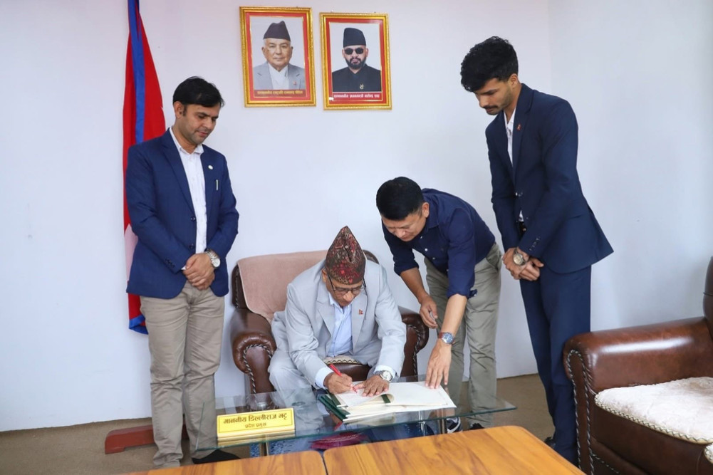 प्रदेश प्रमुख भट्टद्वारा गाँजासम्बन्धी विधेयक प्रमाणीकरण
