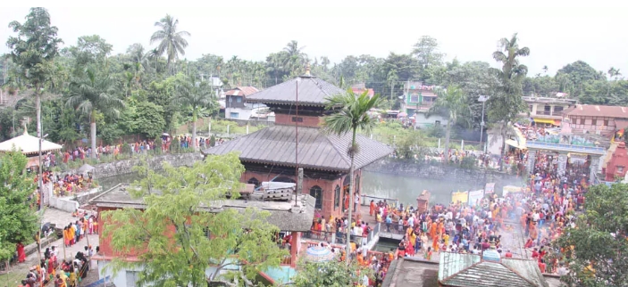 अर्जुनधारा जलेश्वरधाममा ४० हजार भक्तजनले गरे जलार्पण
