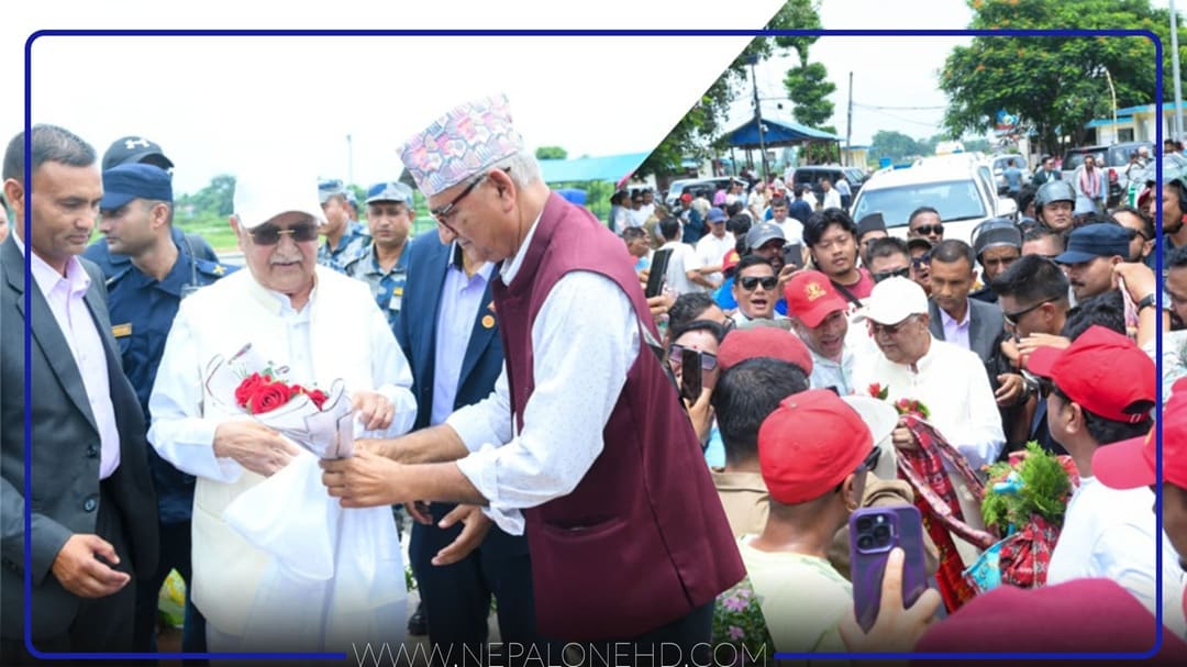 गृहजिल्लामा अध्यक्ष ओलीलाई भव्य स्वागत [तस्वीरहरू]