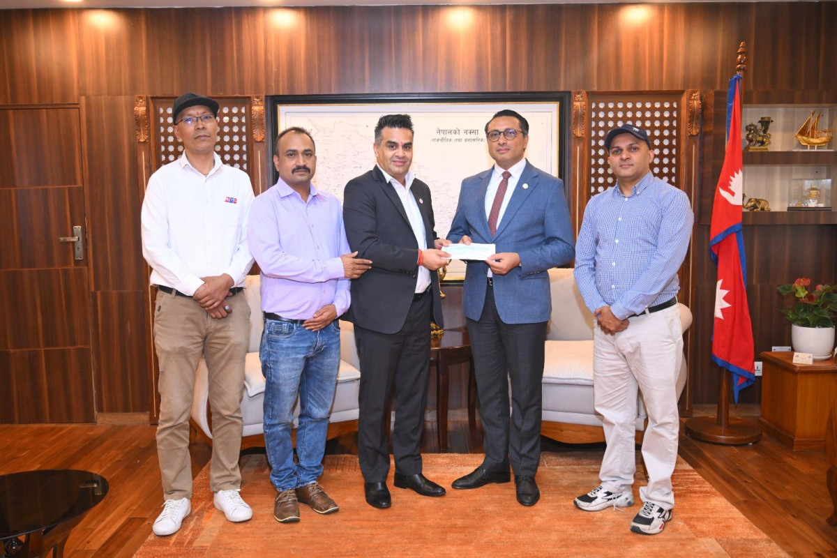 बाढीपीडितको राहतमा एसटीसी ग्रुपको सहयोग, प्रधानमन्त्री दैवी प्रकोप उद्धार कोषमा ५० लाख १ हजार