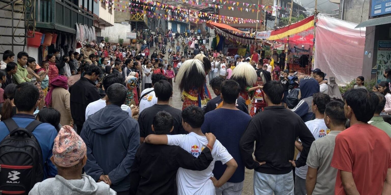 नेवार समुदायको प्रमुख चाड लाखेजात्रा : भोटेकोशी बाढीका कारण औपचारिकता मात्रै पूरा