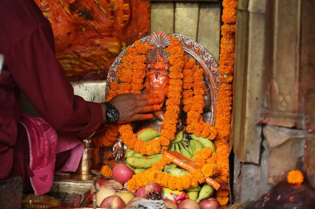 सूर्यविनायक मन्दिरमा गणेश चतुर्थीको अवसरमा श्रद्धालुको घुइँचो