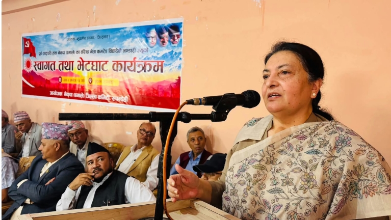 वामआन्दोलनलाई बलियो बनाउने चाहना छः भण्डारी