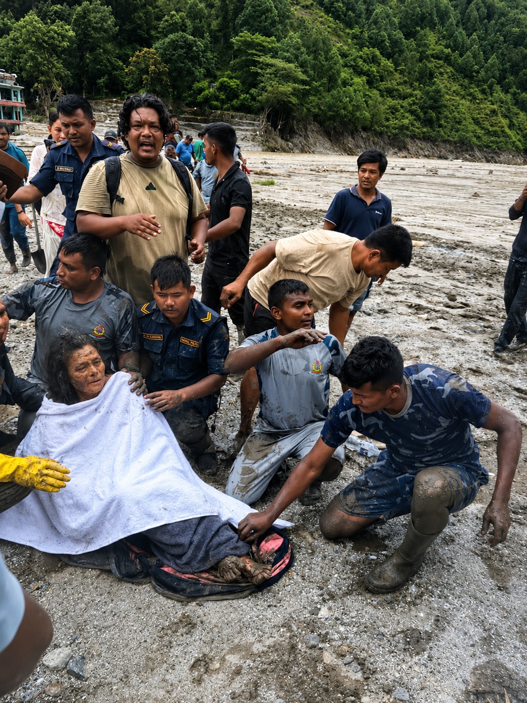 त्रिशुलीमा फसेकी चन्डिकाको ११ दिनपछि जीवितै उद्धार