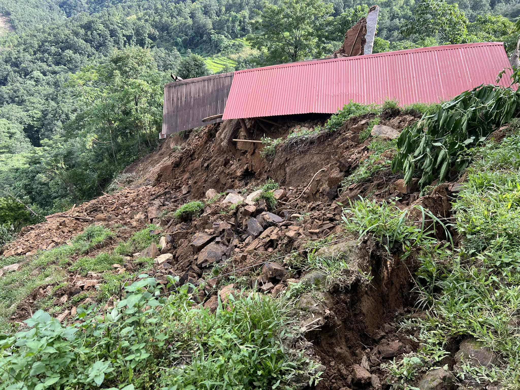 बाढीपहिरोका कारण गुल्मीका २३१ घर उच्च जोखिममा