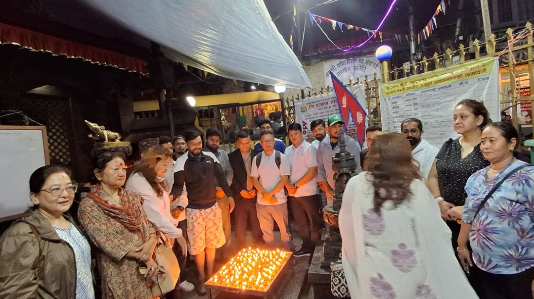 बाढीमा ज्यान गुमाएकाको सम्झनामा जय नेपाल पार्टीले बाल्यो दीप
