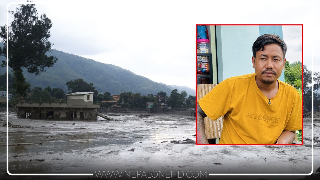 बाढीमा आफू बचे, सात साथीको ज्यान पनि जोगाए राजेन्द्रले