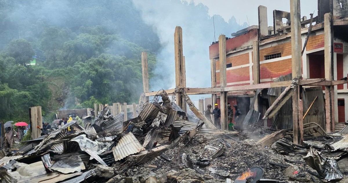 ६ वर्षमा दुई पटक आगलागी, दोभानवासीको फेरि बिचल्ली