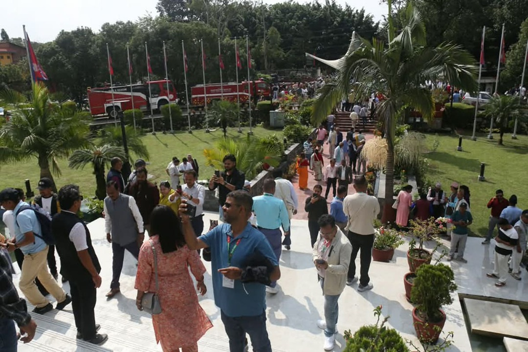 कांग्रेस महाधिवेशन : मतदान सुरु हुन ढिलाइ, खुलामञ्च र राष्ट्रिय सभागृहमा सुरक्षा कडा
