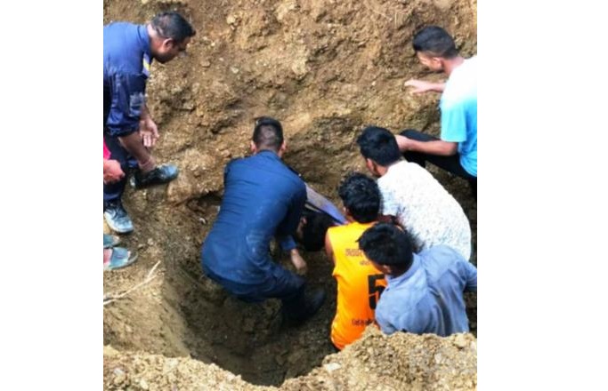 बागलुङमामाटोको ढिस्कोले पुरिँदा दुई मजदुरको मृत्यु, एकको उपचार हुँदै
