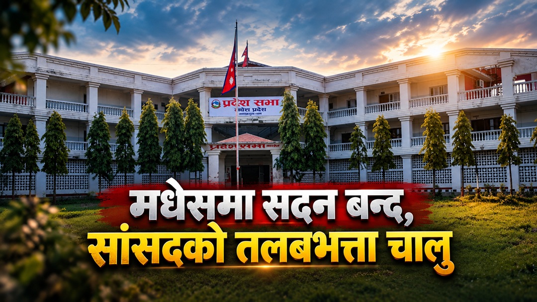 मधेसमा सदन बन्द, सांसदको तलबभत्ता चालु