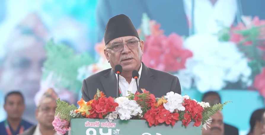 प्रचण्डले भने- ‘निरन्तरतामा क्रमभङ्ग गर्दै गगनले कांग्रेसलाई नयाँ इतिहासतर्फ डोऱ्याए’