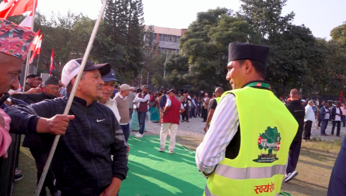 महाधिवेशन स्थलको सुरक्षाका लागि दुई सयभन्दा बढी स्वयंसेवक परिचालन